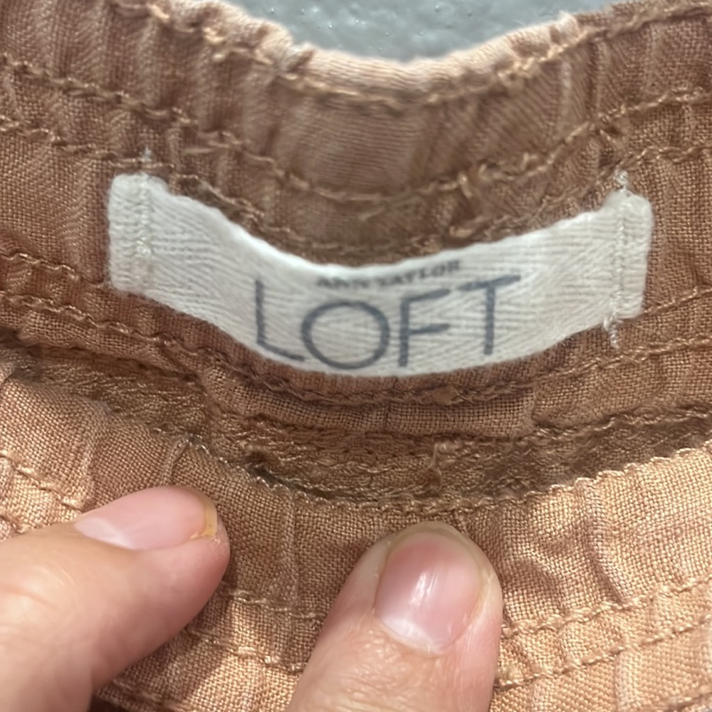 Loft linen pants size 6 - Picture 2 of 4
